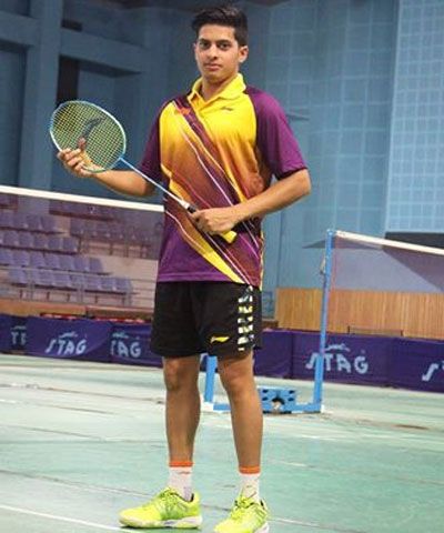 Rising Indian badminton player Pratul Joshi