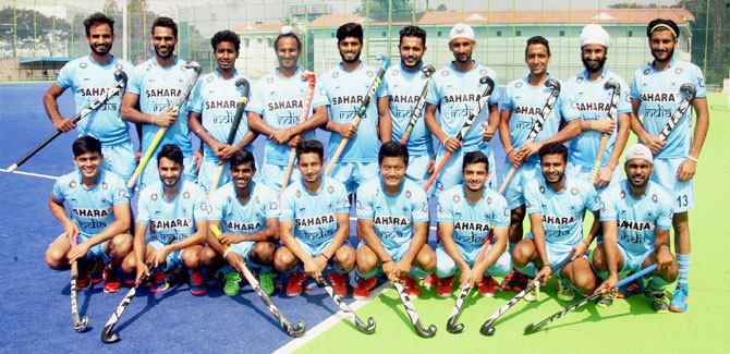 The stars of Indian Men's Junior Hockey team
