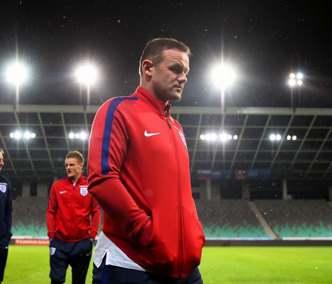 Wayne Rooney was earlier left out of the qualifiers against Germany, Lithuania and Slovenia