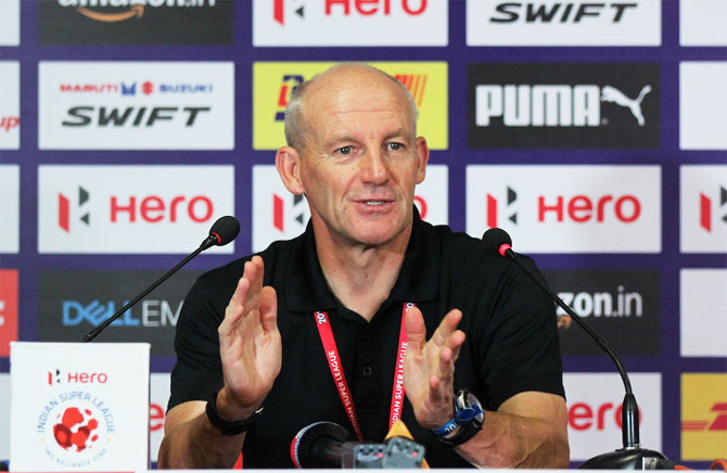 Kerala Blasters coach Steve Coppell