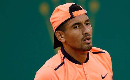 Nick Kyrgios of Australia