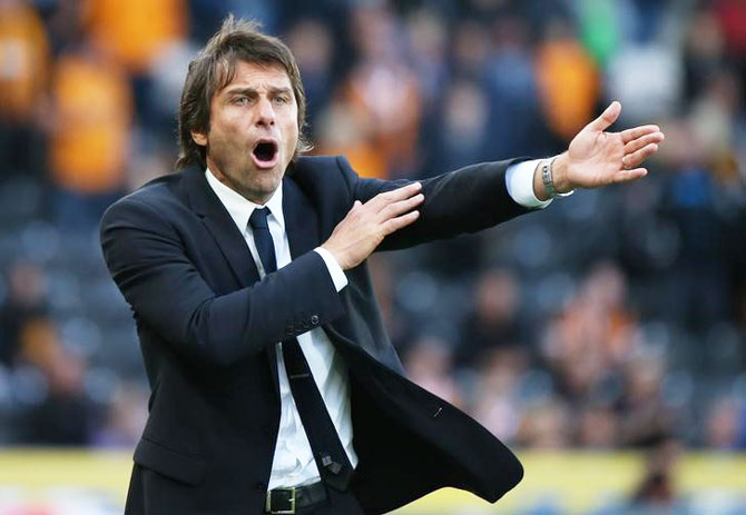 Chelsea Manager Antonio Conte. Photograph: Scott Heppell Livepic/Reuters