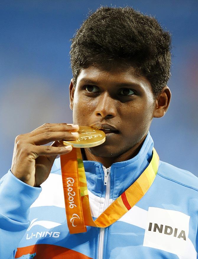 Mariyappan India's flagbearer in Paralympic closing ceremony Rediff