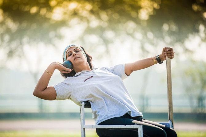 Shot putter Deepa Malik