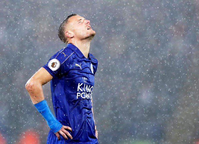 Leicester City's Jamie Vardy 