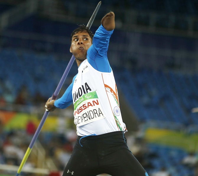Jhajharia under no pressure for gold at Paralympics