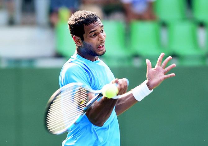 Ramkumar Ramanathan knocked out Spain's Sergio Guiterrez-Ferrol 6-3, 6-2 in his men's singles opening round