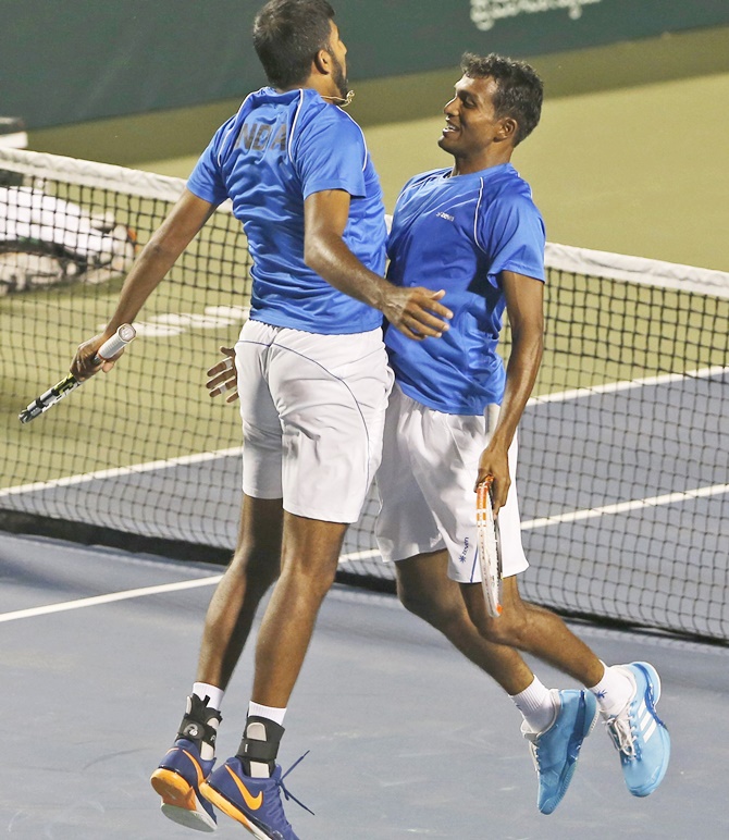 Rohan Bopanna and Sriram Balaji have in the past paired up at the Davis Cup