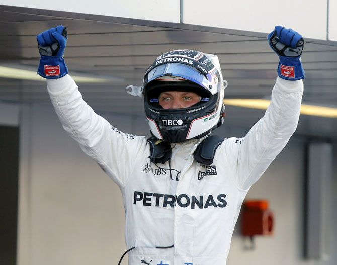 Bottas wins in Russia for his first F1 victory - Rediff Sports