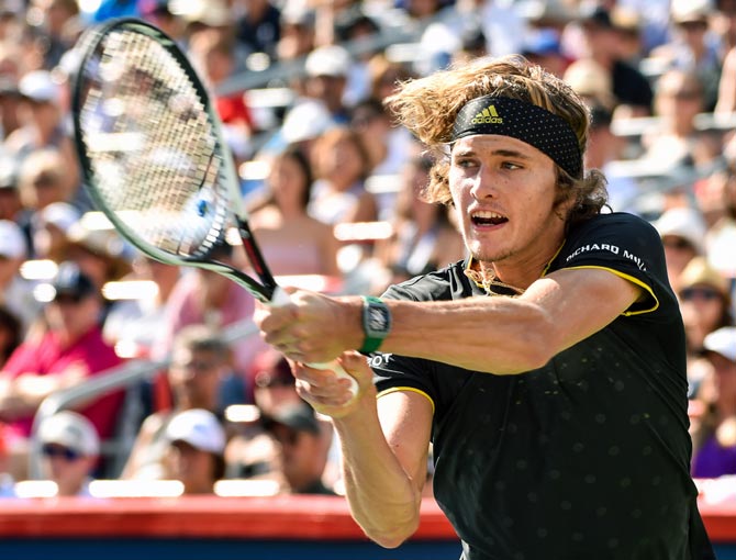 20-year-old Zverev stuns Federer in Montreal final - Rediff Sports