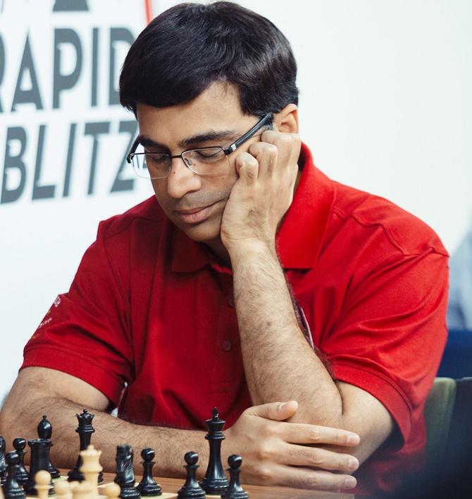 Viswanathan Anand is on 6th points after 8 rounds.