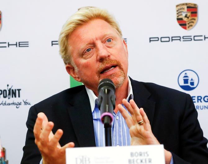 Multiple grand slam champion Boris Becker had declared bankruptcy in June this year