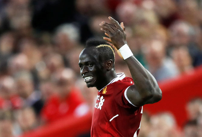 Liverpool's Sadio Mane is one of the club's main forwards alongside Firmino and Philippe Coutinho