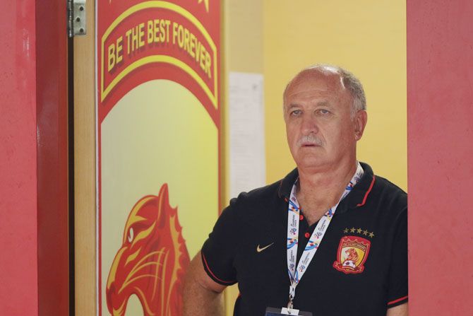 Luiz Felipe Scolari is coach of Guangzhou Evergrande
