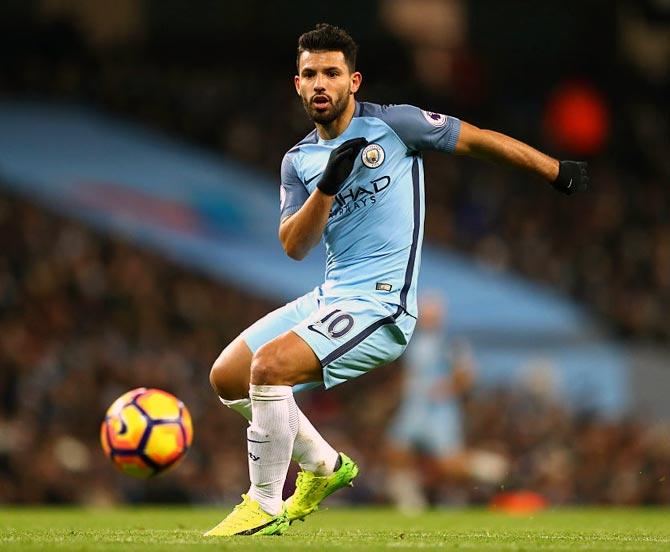 Manchester City's Sergio Aguero