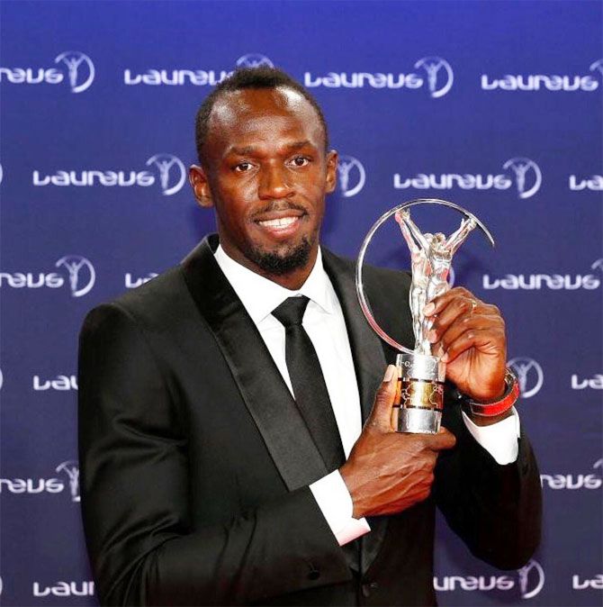 Usain Bolt pipped the likes of Andy Murray and Cristiano Ronaldo to claim his fourth Laureus Sportsman of the Year award in Monaco on Tuesday