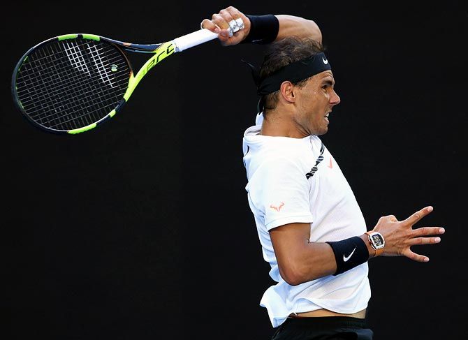 Rafael Nadal had to work hard to go past South Korea's Chung Hyeon at the Barcelona Open on Friday