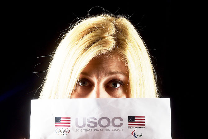 Judoka Kayla Harrison poses for a portrait at the 2016 Team USA Media Summit at The Beverly Hilton Hotel 