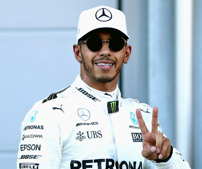 How reigning F1 champ Hamilton is spending downtime