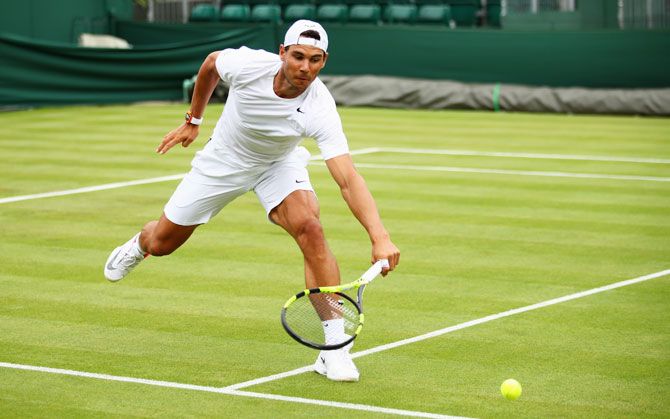 Rafael Nadal says playing at Wimbledon 'is a big change and needs to adjust his game'