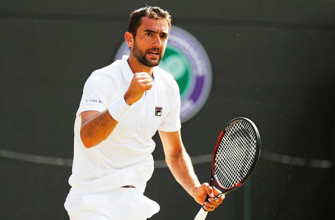 Marin Cilic has not dropped a set in the Wimbledon Championships this year