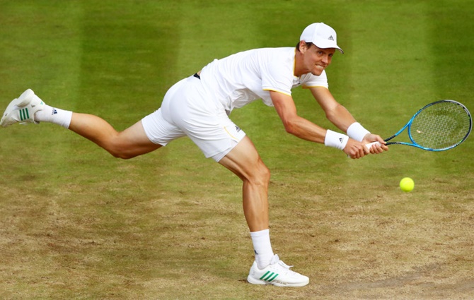  Tomas Berdych of the Czech Republic