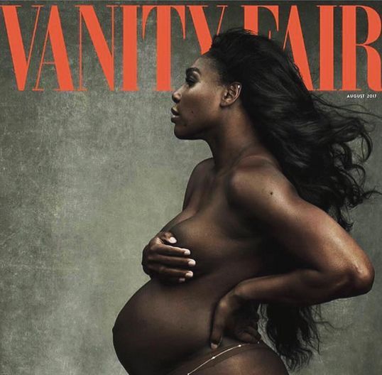 Serena Williams on the cover of Vanity Fair magazine