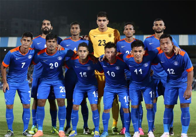 The Indian football team, known as the 'Blue Tigers', are currently ranked 14th in Asia, after a string of good performances in international matches of late.