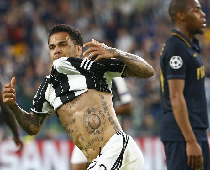 Juventus' Dani Alves is under Manchester City's radar
