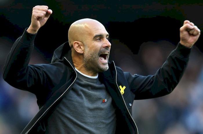 Manchester City boss Pep Guardiola.