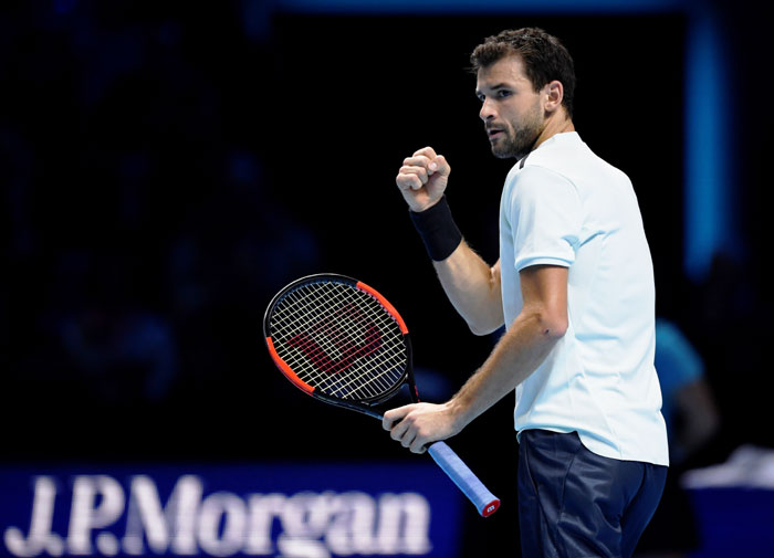 Bulgaria's Grigor Dimitrov won the ATP World Tour Finals on Sunday