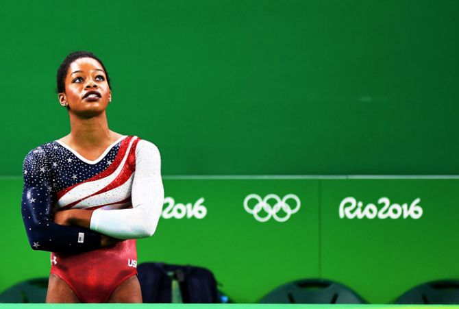US gymnast Gabrielle Douglas