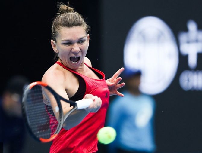 Simona Halep said she was raring to go after a spell during recovery from back injury where she did not pick up a racquet