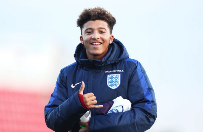 England Under-17 player Jadon Sancho