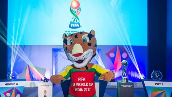 FIFA under-17 World Cup mascot Khelio