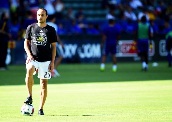 Forme US star soccer player Landon Donovan