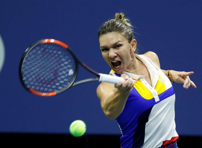 Simona Halep is planning a major celebration of her ascent to the top of the rankings at the end of the season but the Romanian remains aware that six of the other seven women at the WTA Finals could usurp her as world number one