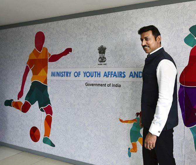 Sports Minister Rajyavardhan Singh Rathore