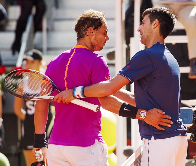 Nadal and Djokovic have played each other 50 times, the Serbian prevailing 26 times but losing three of their four grand slam final encounters