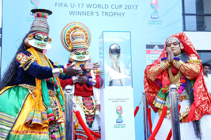 The Under-17 football World Cup is unveiled in Kochi on Friday
