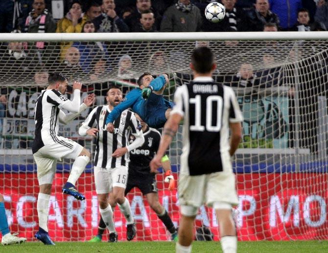 PHOTOS: Ronaldo's outrageous bicycle kick caps emphatic Real win ...