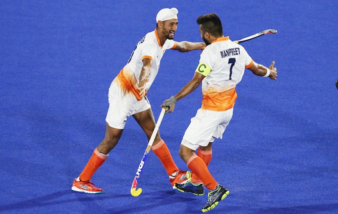 Mandeep Singh, left, and Manpreet Singh