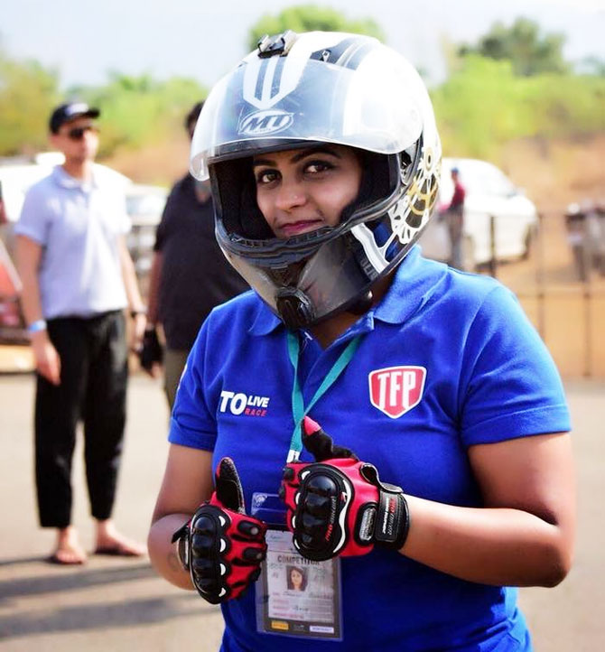 Mumbai's Jhanvi Bhavsar, winner in the K7 Class poses after her win