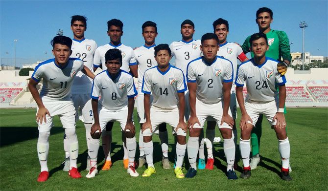 The Indian football Under-16 team