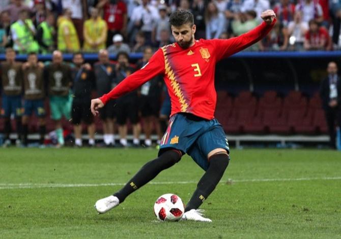 Football Briefs: Pique announces end of international career - Rediff ...