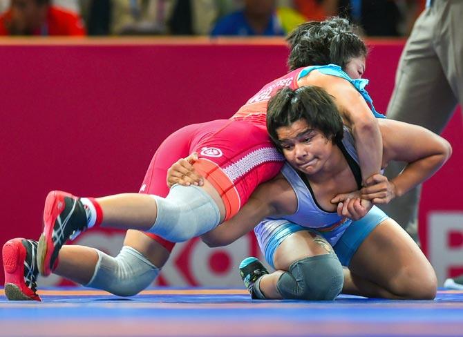 Asian Wrestling: Divya humbles junior world champion