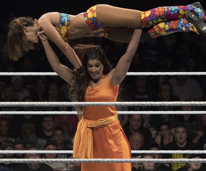 Meet WWE's first Indian woman wrestler - Rediff Sports