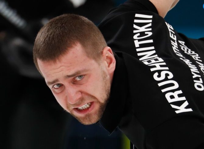 Russian curler Alexander Krushelnitsky
