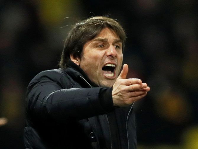 Chelsea's under-fire manager Antonio Conte says his players 'have a great opportunity to play a massive game against a really strong team'