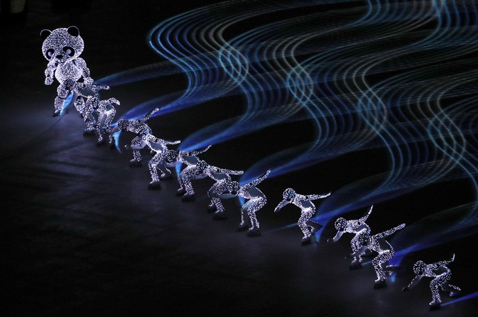 A magnificient performance at the closing ceremony
